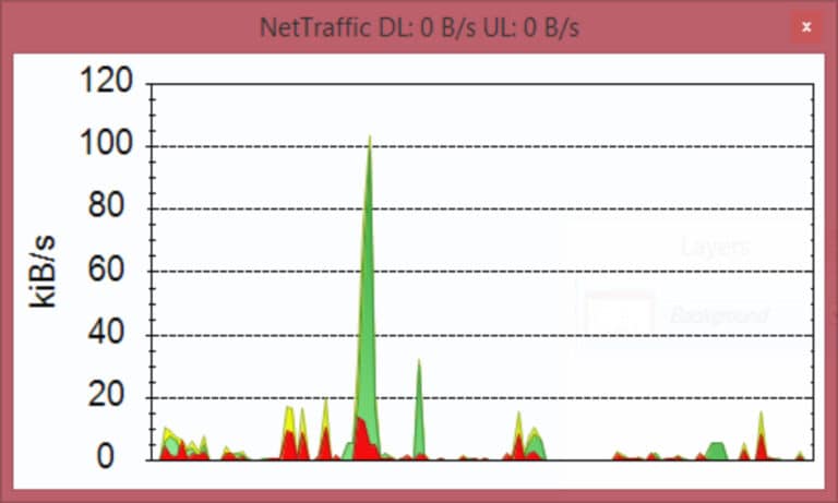 شرح برناج NetTraffic لقياس سرعة النت