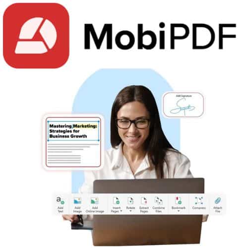 برنامج MobiPdf لإنشاء وتحرير وعرض ملفات PDF