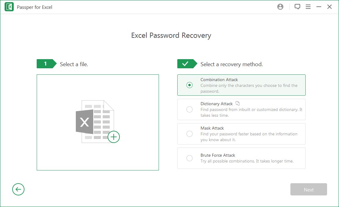 برنامج Passper for Excel  لاستعادة كلمات المرور المفقودة لملفات اكسل