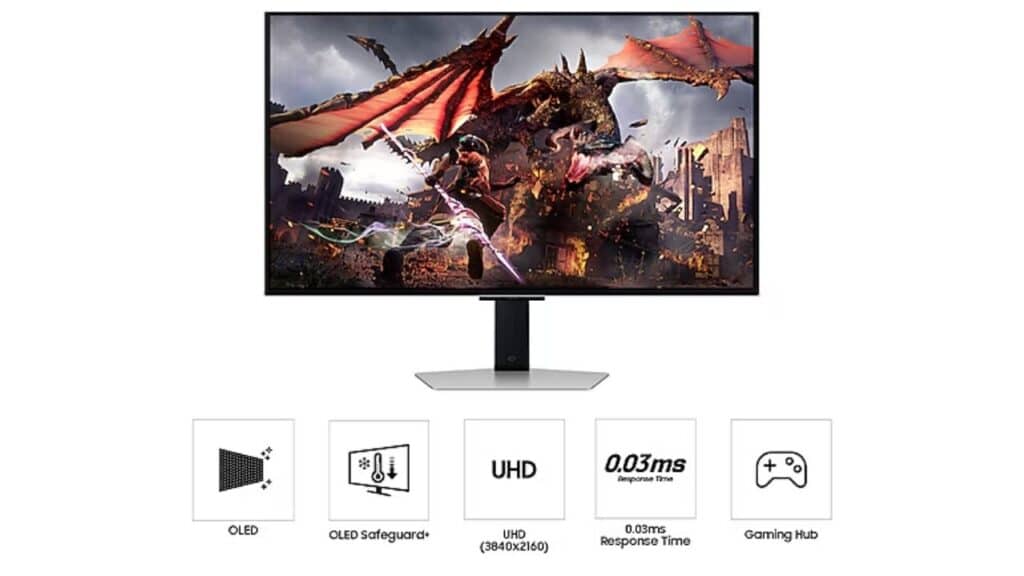 مراجعة شاشة سامسونج للألعاب Samsung Odyssey G8 G80SDG8 UHD 240Hz