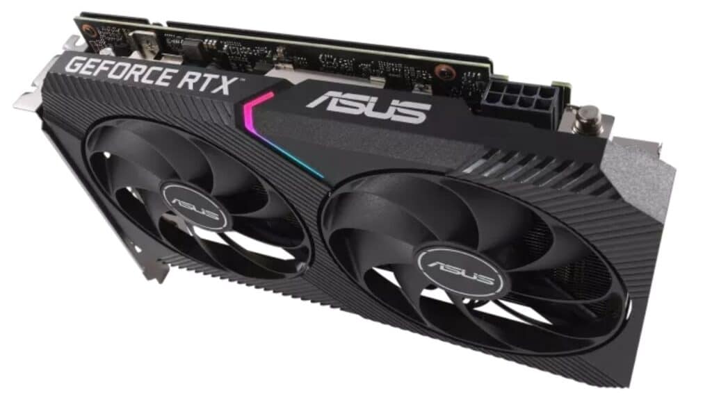 مراجعة كارت الشاشة ASUS Dual GeForce RTX 3060 V2 O12G Edition