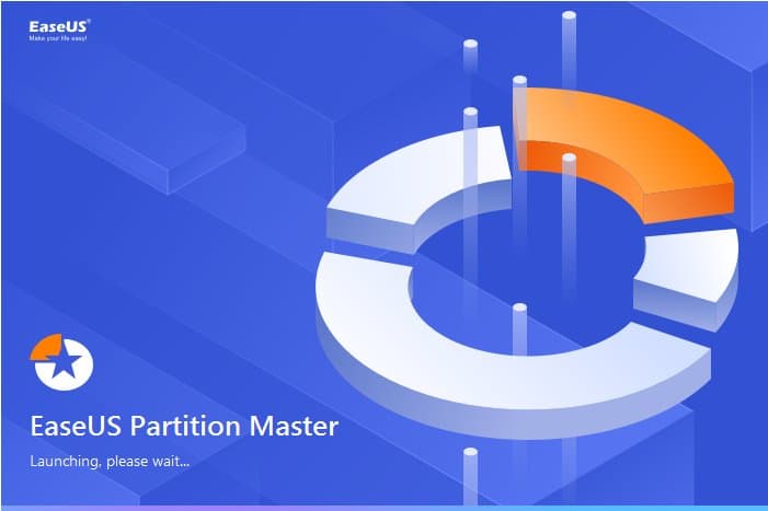 اسطوانة EaseUS Partition Master WinPE  لإدارة وتقسيم وصيانة الهارديسك