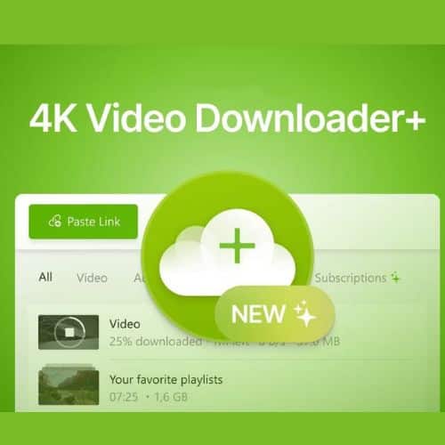 برنامج 4K Video Downloader Plus  لتحميل الفيديوهات من الإنترنت