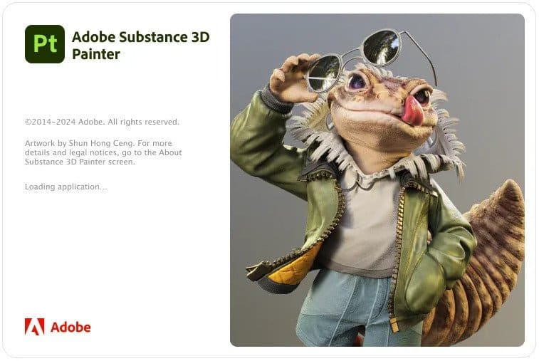 برنامج Adobe Substance 3D Painter  للتصميم ثلاثي الأبعاد