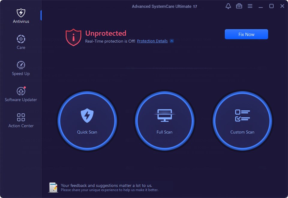 برنامج Advanced SystemCare Ultimate  لتسريع وصيانة الويندوز