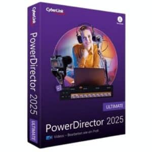 برنامج CyberLink PowerDirector Ultimate 2025 لتحرير ومونتاج الفيديو