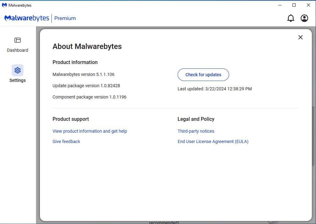 برنامج Malwarebytes Premium  للحماية الشاملة من الفيروسات والملفات الخبيثة