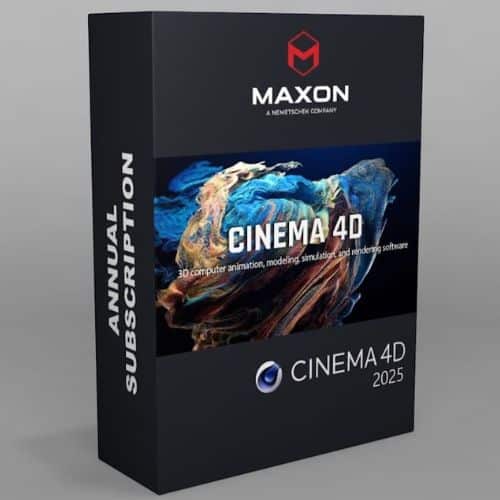 برنامج سينما فور دى Maxon Cinema 4D 2025  للتصميم ثلاثى الأبعاد