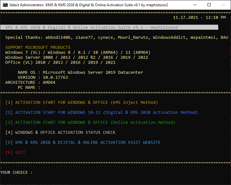 تحميل أداة KMS2038 & Digital & Online Activation Suite  لتفعيل الويندوز والأوفيس