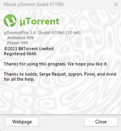 تحميل برنامج μTorrent Pro  لتحميل ملفات التورنت