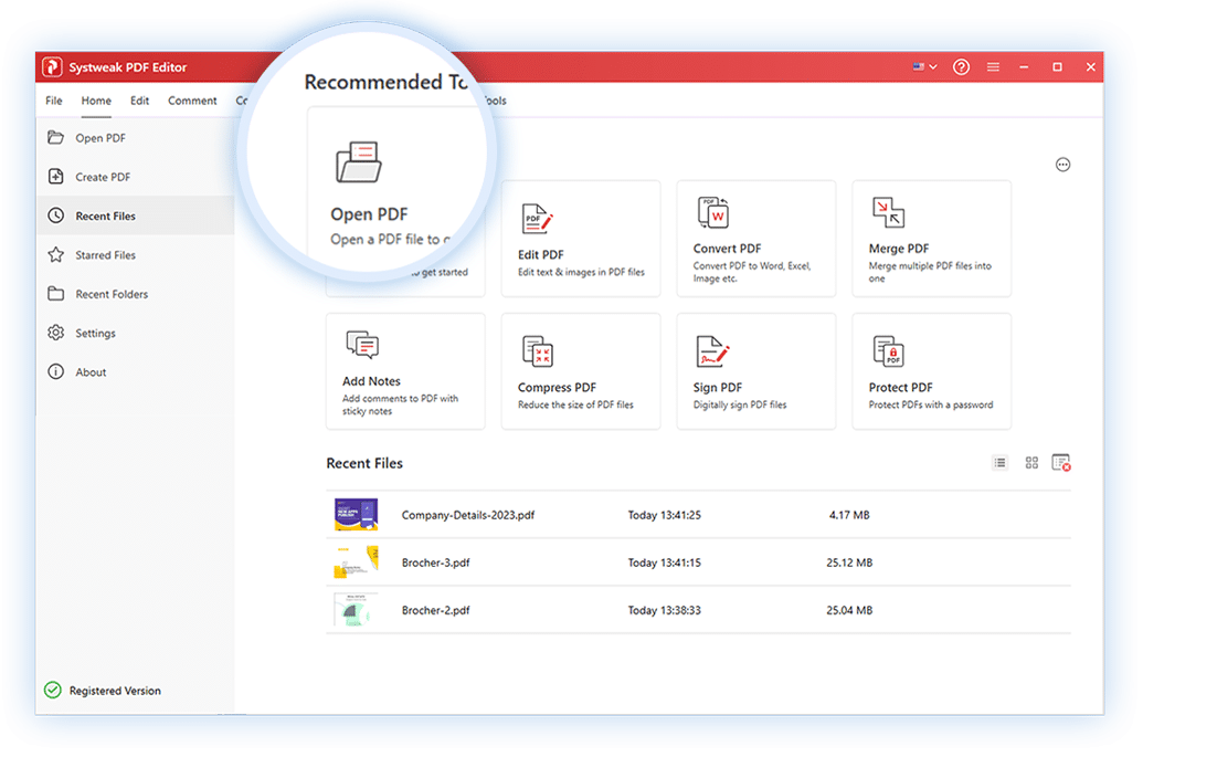 برنامج Systweak PDF Editor | لتحرير ملفات PDF - shr7pc