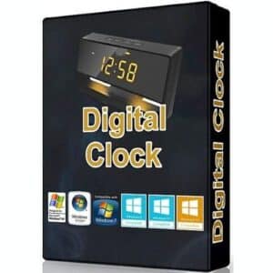 برنامج Digital Clock لإضافة ساعة جمالية إلى الويندوز