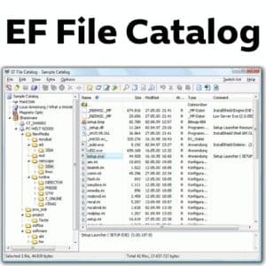 برنامج EF File Catalog لإدارة وتنظيم الملفات
