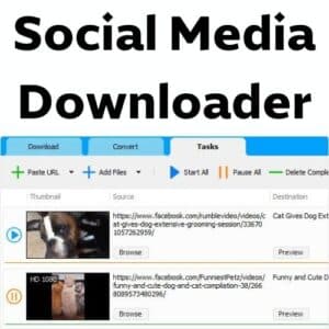 برنامج Social Media Downloader لتحميل الفيديوهات من الإنترنت