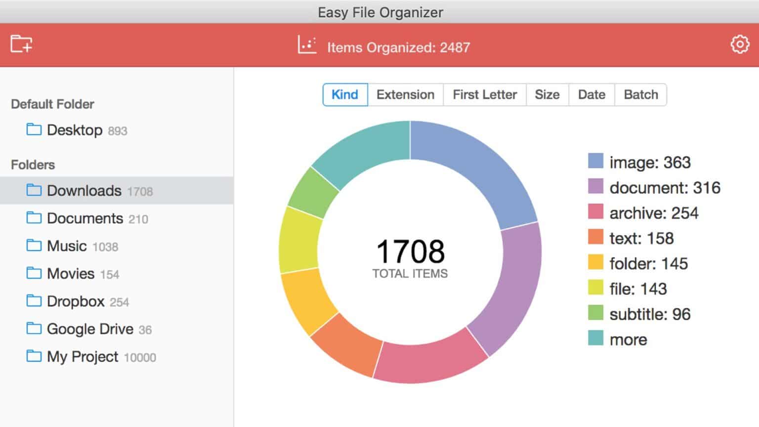 Easy File N Store برنامج Easy File Organizer | لإدارة وتنظيم الملفات - shr7pc