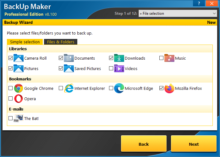 برنامج BackUp Maker Professional  للنسخ الإحتياطي