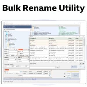 برنامج Bulk Rename Utility لإعادة تسمية الملفات