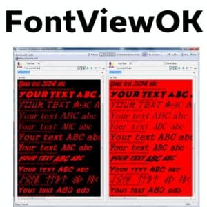 برنامج FontViewOK لاستعراض الخطوط المثبتة على الويندوز