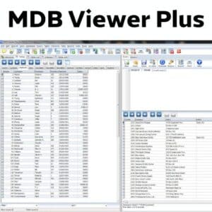 برنامج MDB Viewer Plus لإدارة وتحليل قواعد البيانات
