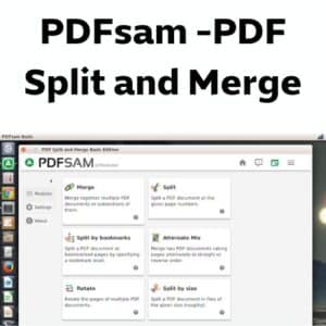 برنامج PDFsam -PDF Split and Merge لدمج وتقطيع ملفات PDF