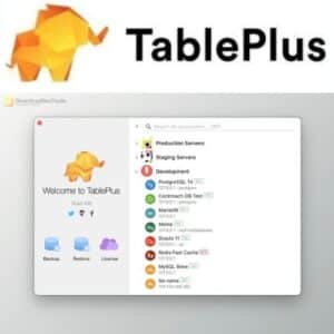برنامج TablePlus لإدارة وتحرير قواعد البيانات