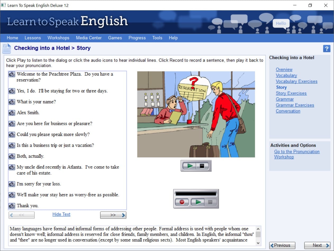 اسطوانة Learn to Speak English Deluxe  لتعليم اللغة الإنجليزية