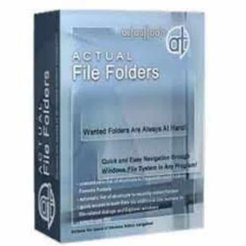 برنامج Actual File Folders لإدارة الملفات والمجلدات