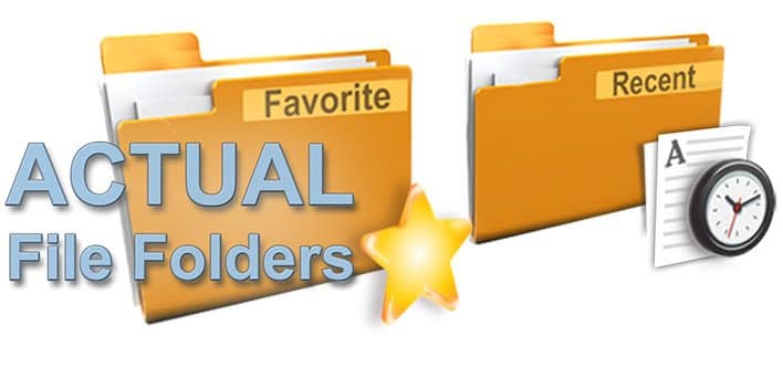 برنامج Actual File Folders  لإدارة الملفات والمجلدات