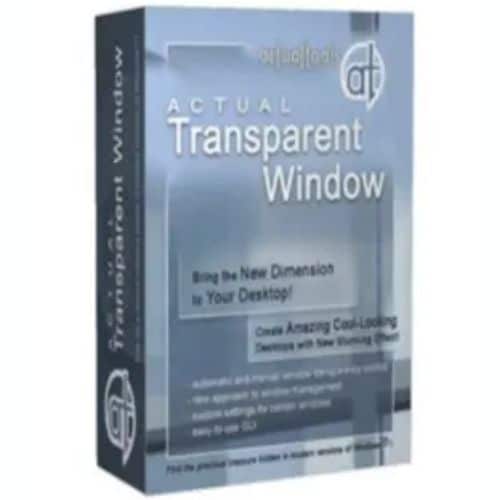 برنامج Actual Transparent Window لتحويل نوافذ الويندوز إلى نوافذ شفافة