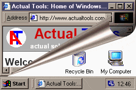 برنامج Actual Window Rollup  لإدارة وتخصيص نوافذ الويندوز