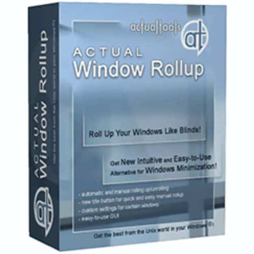 برنامج Actual Window Rollup لإدارة وتخصيص نوافذ الويندوز