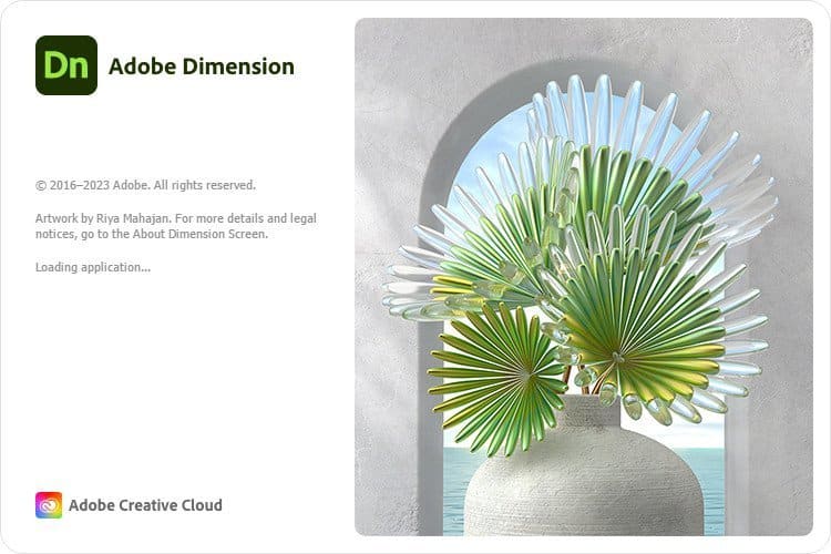 برنامج Adobe Dimension  للتصميم ثلاثي الابعاد