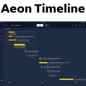 برنامج Aeon Timeline لإدارة وتنظيم المشاريع