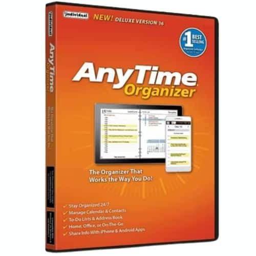 برنامج AnyTime Organizer Deluxe  لإدارة المهام والأفكار
