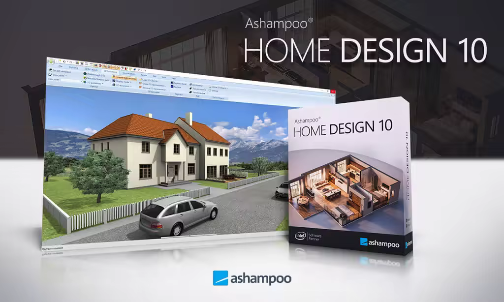 برنامج Ashampoo Home Design  لتصميم المنازل بشكل ثلاثى الأابعاد