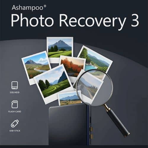 برنامج Ashampoo Photo Recovery لاستعادة الصور المحذوفة