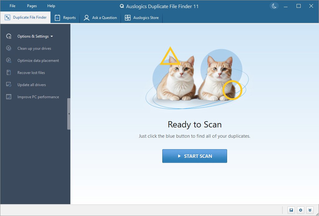 برنامج Auslogics Duplicate File Finder Professional  لحذف الملفات المكررة