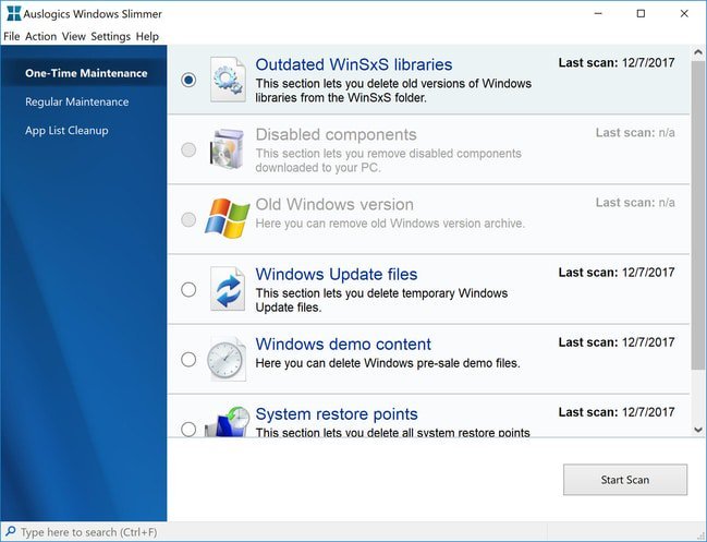 برنامج Auslogics Windows Slimmer Professional  لصيانة وتسريع الويندوز
