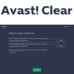 برنامج Avast! Clear  لإزالة برنامج أفاست للحماية