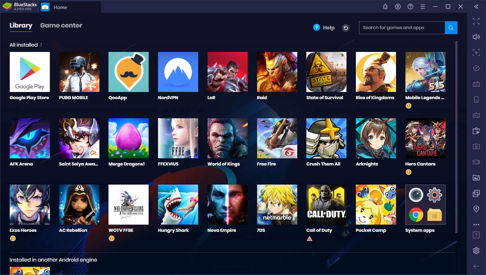 برنامج BlueStacks  محاكي تشغيل تطبيقات أندرويد على الويندوز
