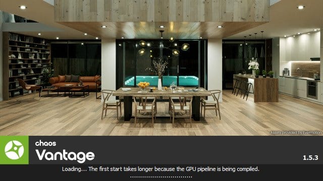 برنامج Chaos Vantage  للتصميم ثلاثي الابعاد