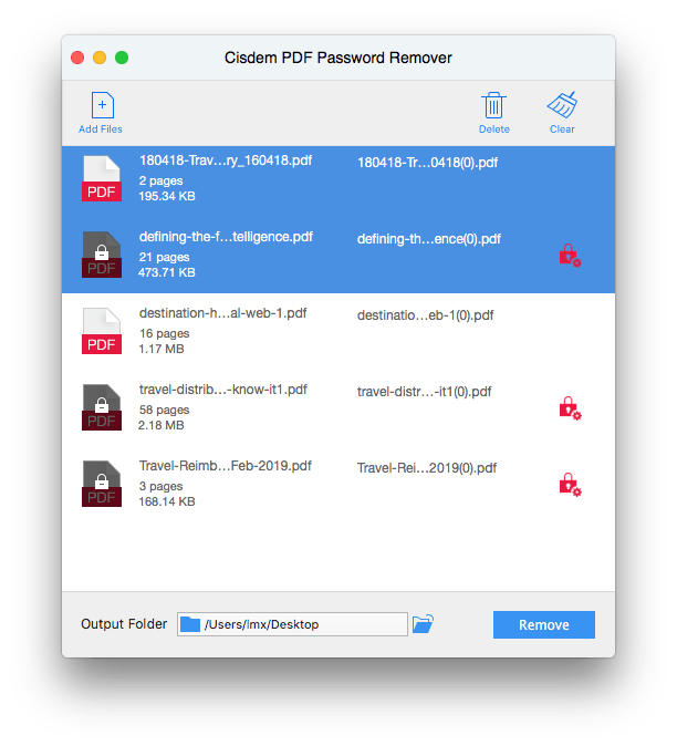 برنامج Cisdem PDF Password Remover  لفتح ملفات PDF المحمية