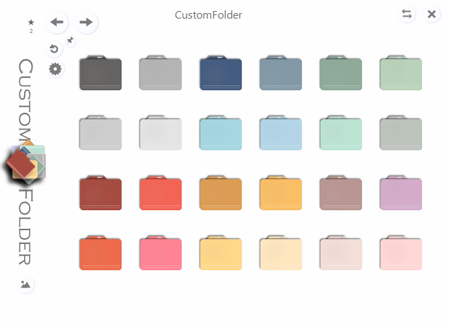 برنامج CustomFolder  لتغير شكل والوان المجلدات