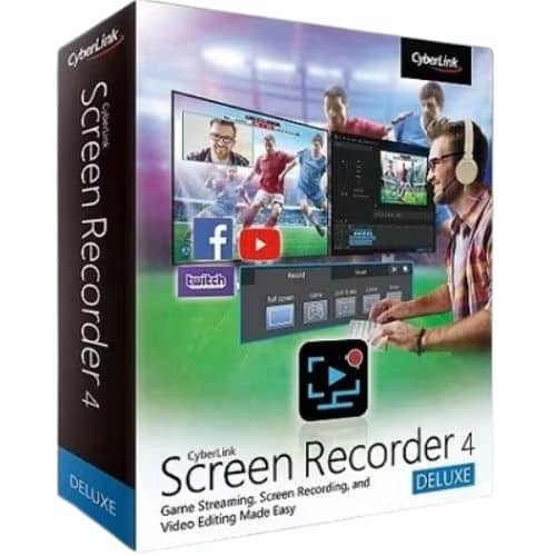 برنامج CyberLink Screen Recorder Deluxe  لتصوير الشاشة