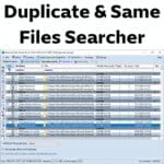 برنامج Duplicate & Same Files Searcher للبحث عن الملفات المكررة وحذفها