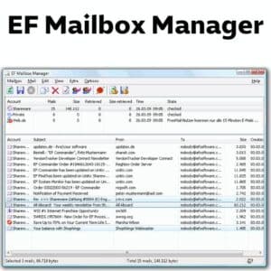 برنامج EF Mailbox Manager  لإدارة وتنظيم البريد الإلكتروني