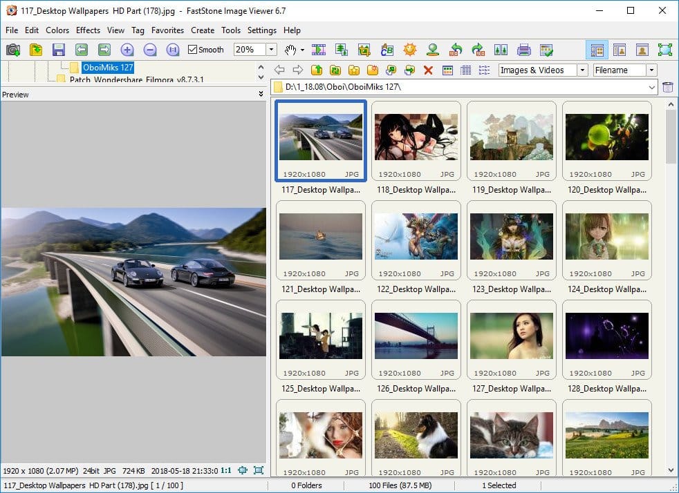 برنامج FastStone Image Viewer  لعرض الصور