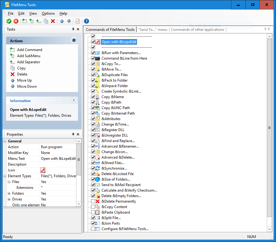 برنامج FileMenu Tools  لتخصيص أزرار النقر بالماوس