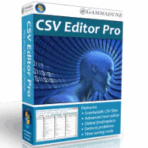 برنامج Gammadyne CSV Editor Pro  لتعديل وتحرير ملفات CSV