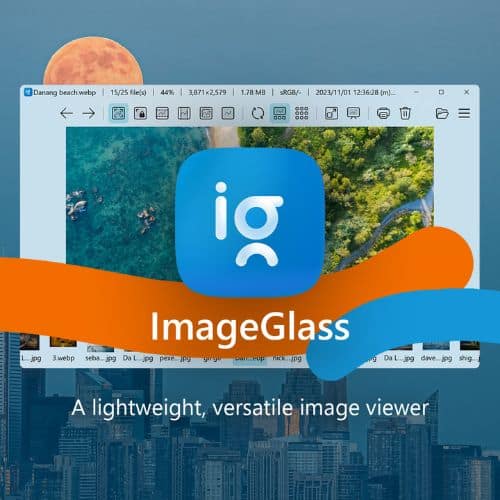 برنامج ImageGlass  لعرض الصور